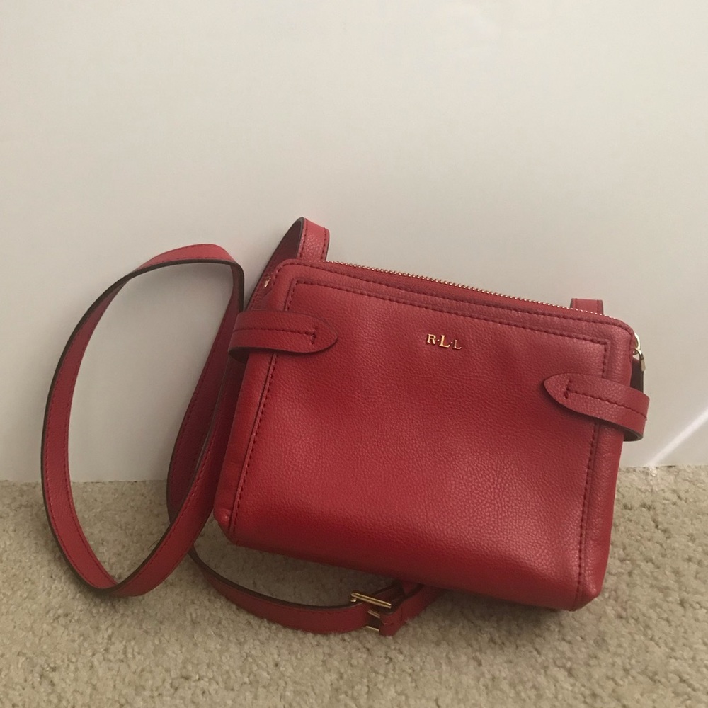 Ralph Lauren Red Crossbody Bag